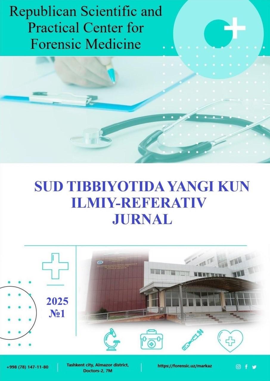 Vol. 1 No. 3 (2025): SUD TIBBIYOTIDA YANGI KUN