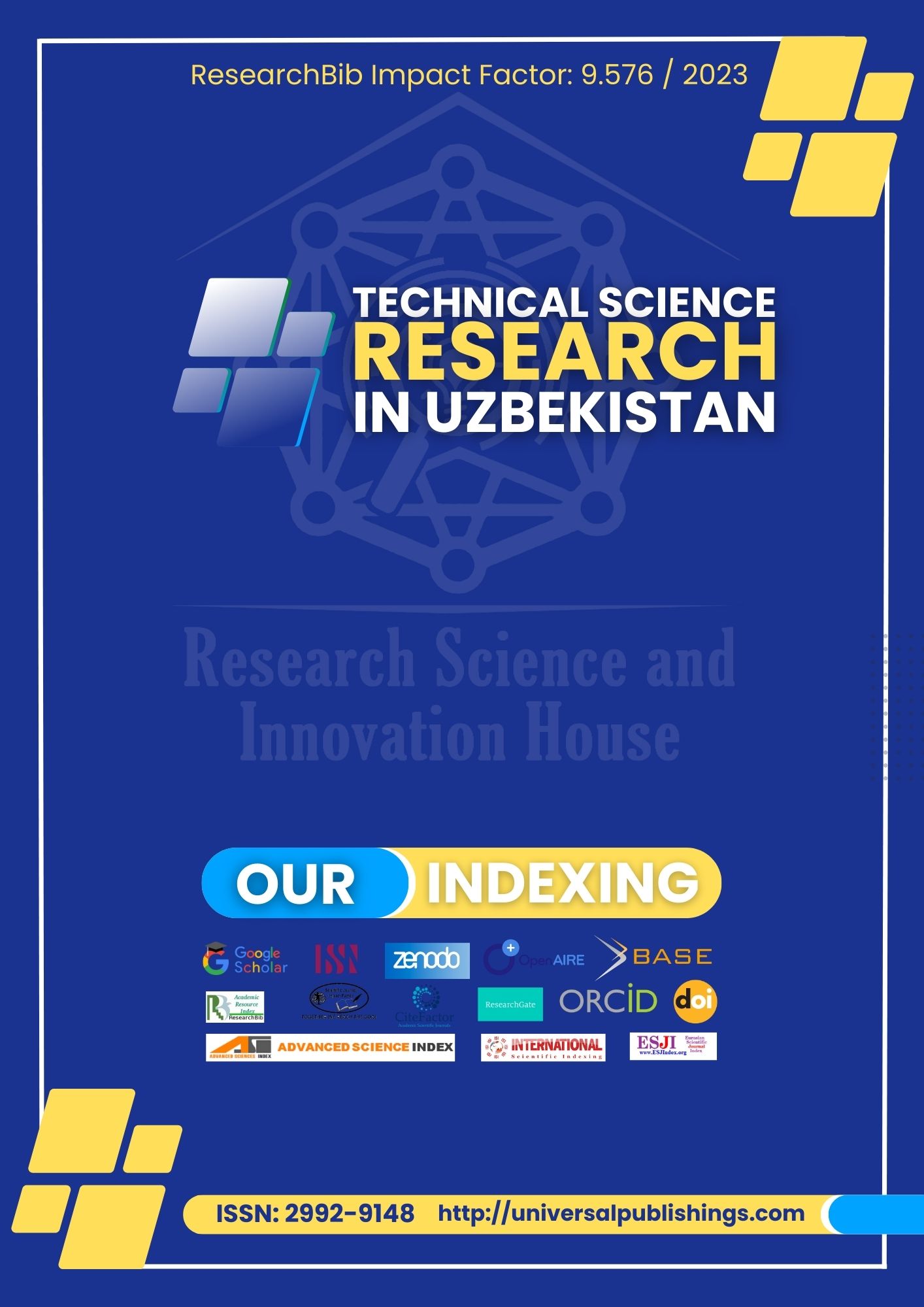 Vol. 4 No. 6 (2026): TECHNICAL SCIENCE RESEARCH IN UZBEKISTAN